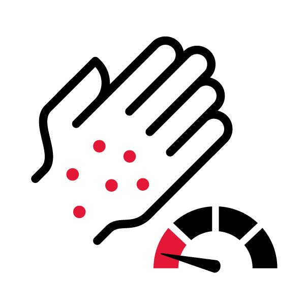 Minimal allergic reactions