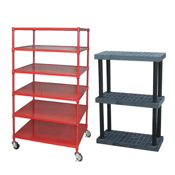 Metal & Plastic Shelving