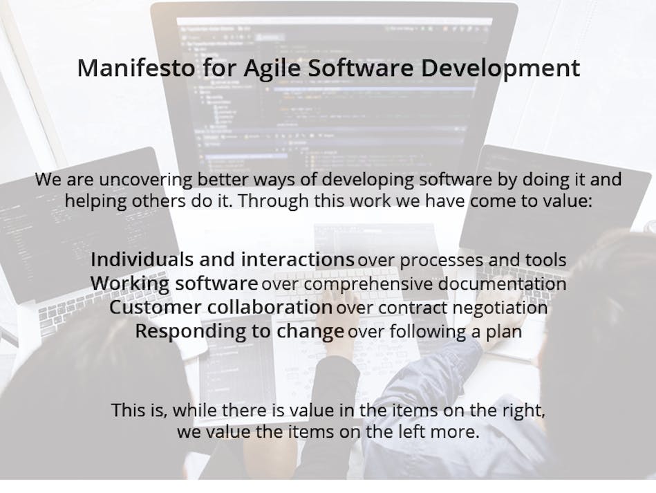 Manifesto for Agile Software Development