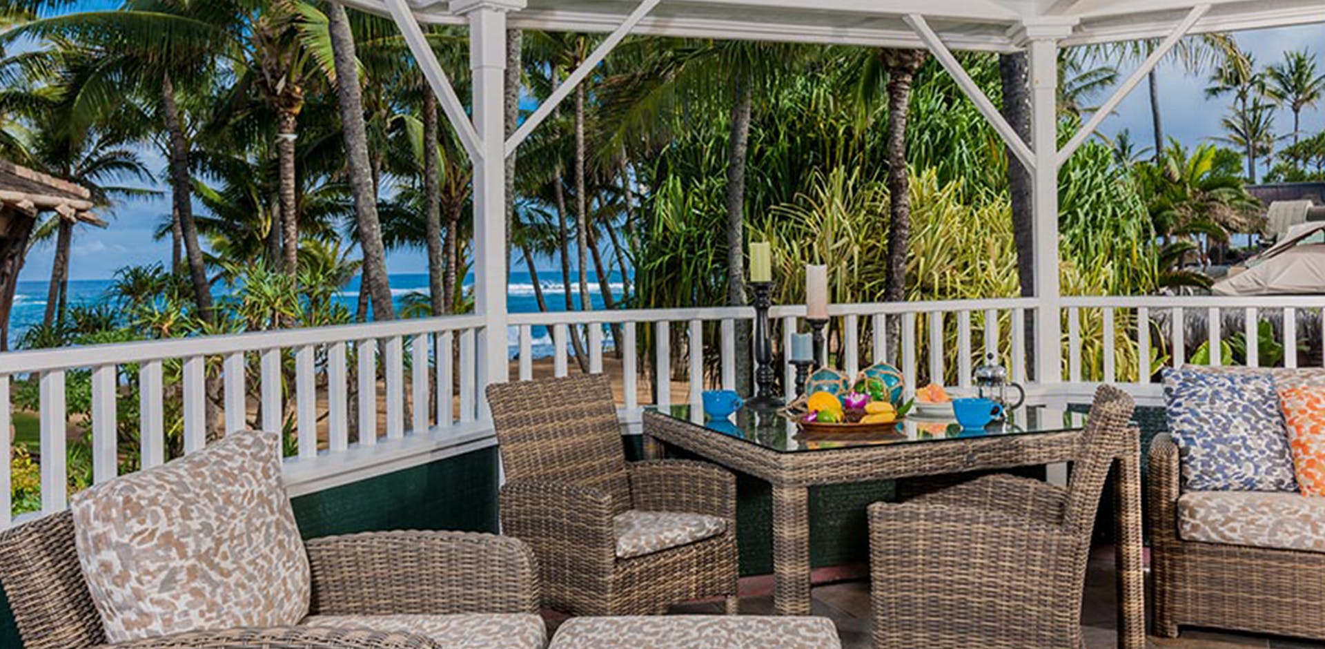 two-bedroom beachfront patio