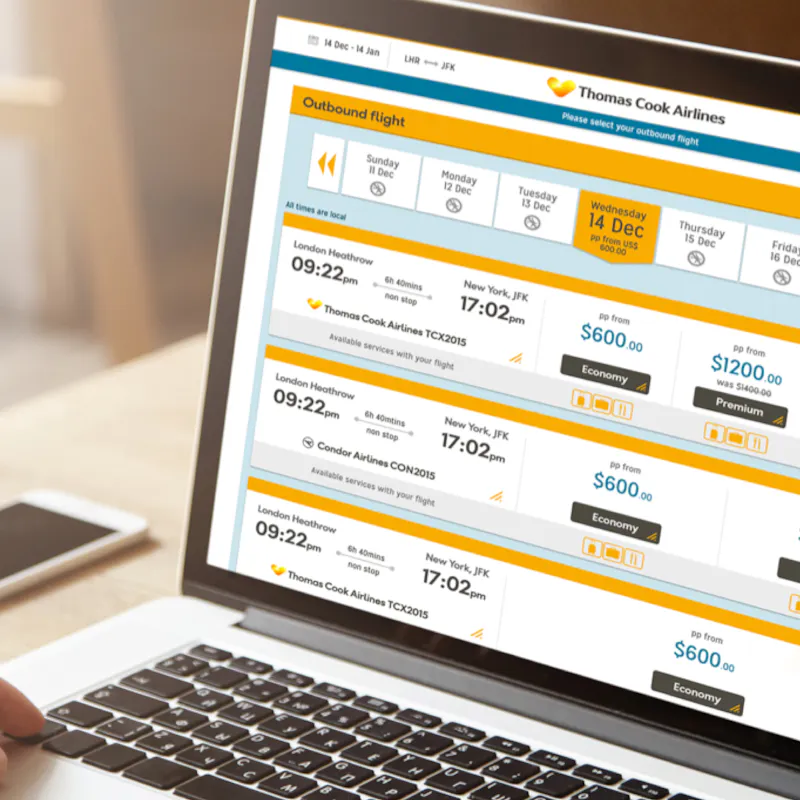 Building the Thomas Cook Airlines App Incendiary Blue