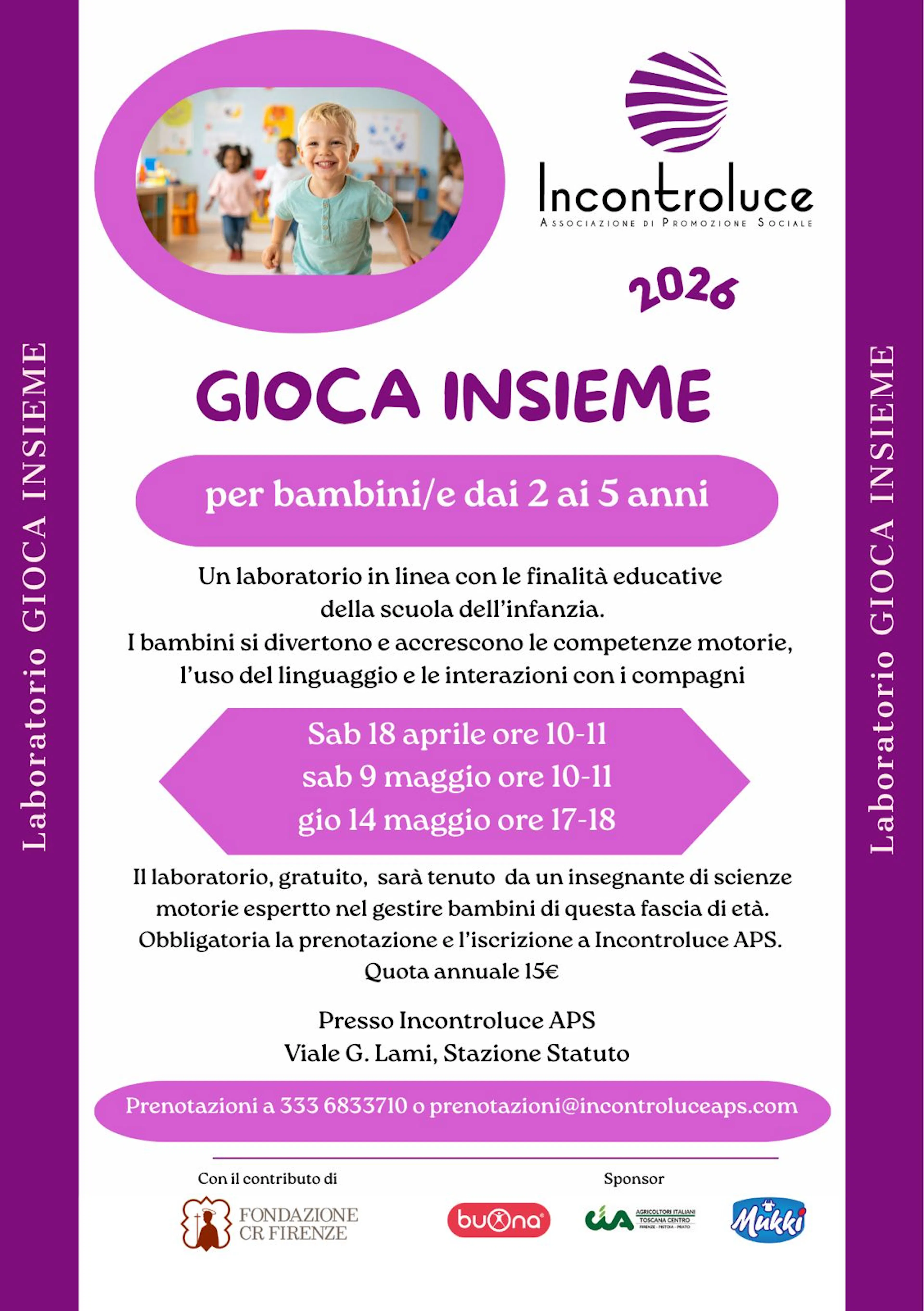 Gioca Insieme | Incontroluce APS