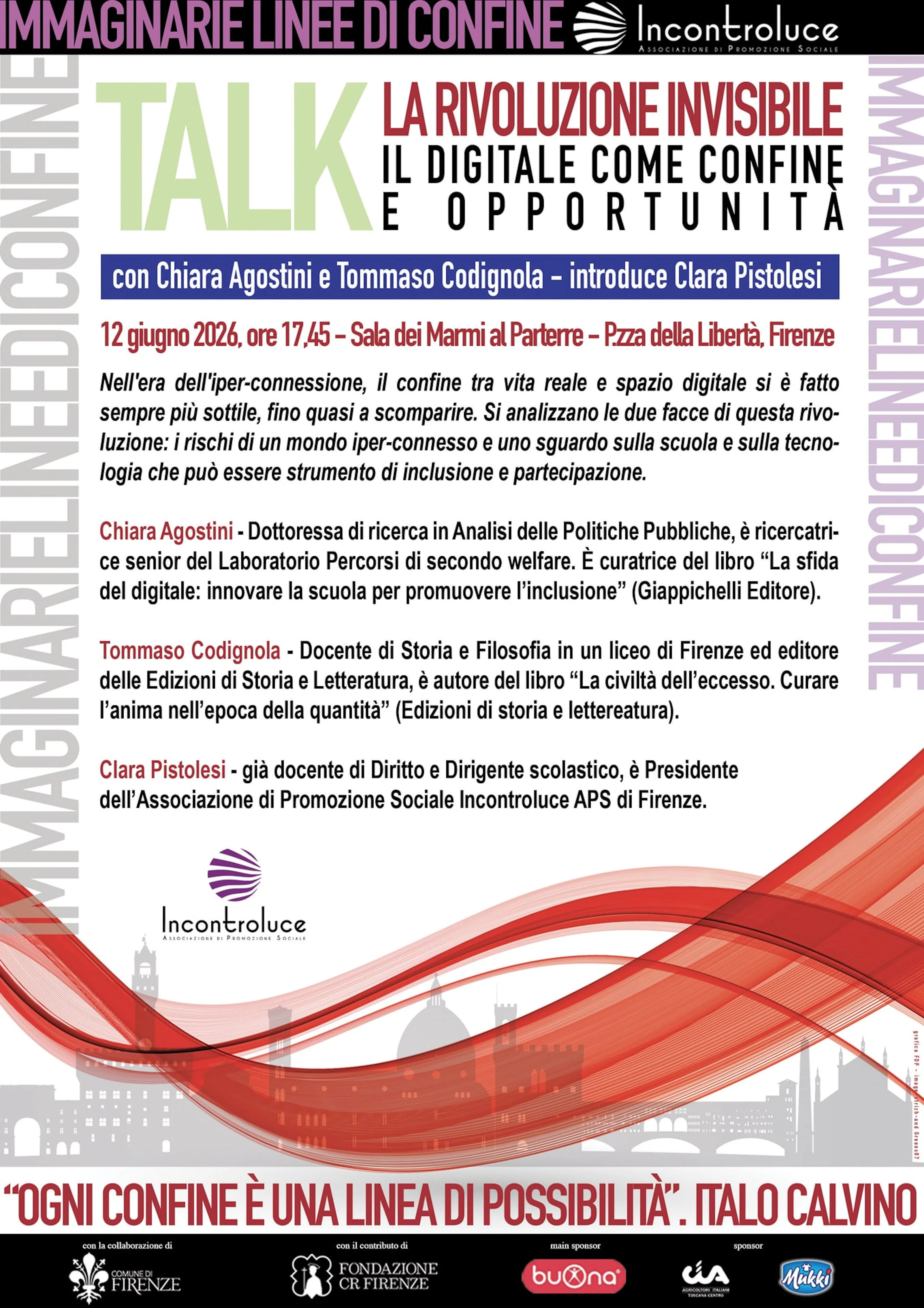 Locandina talk la rivoluzione invisibile