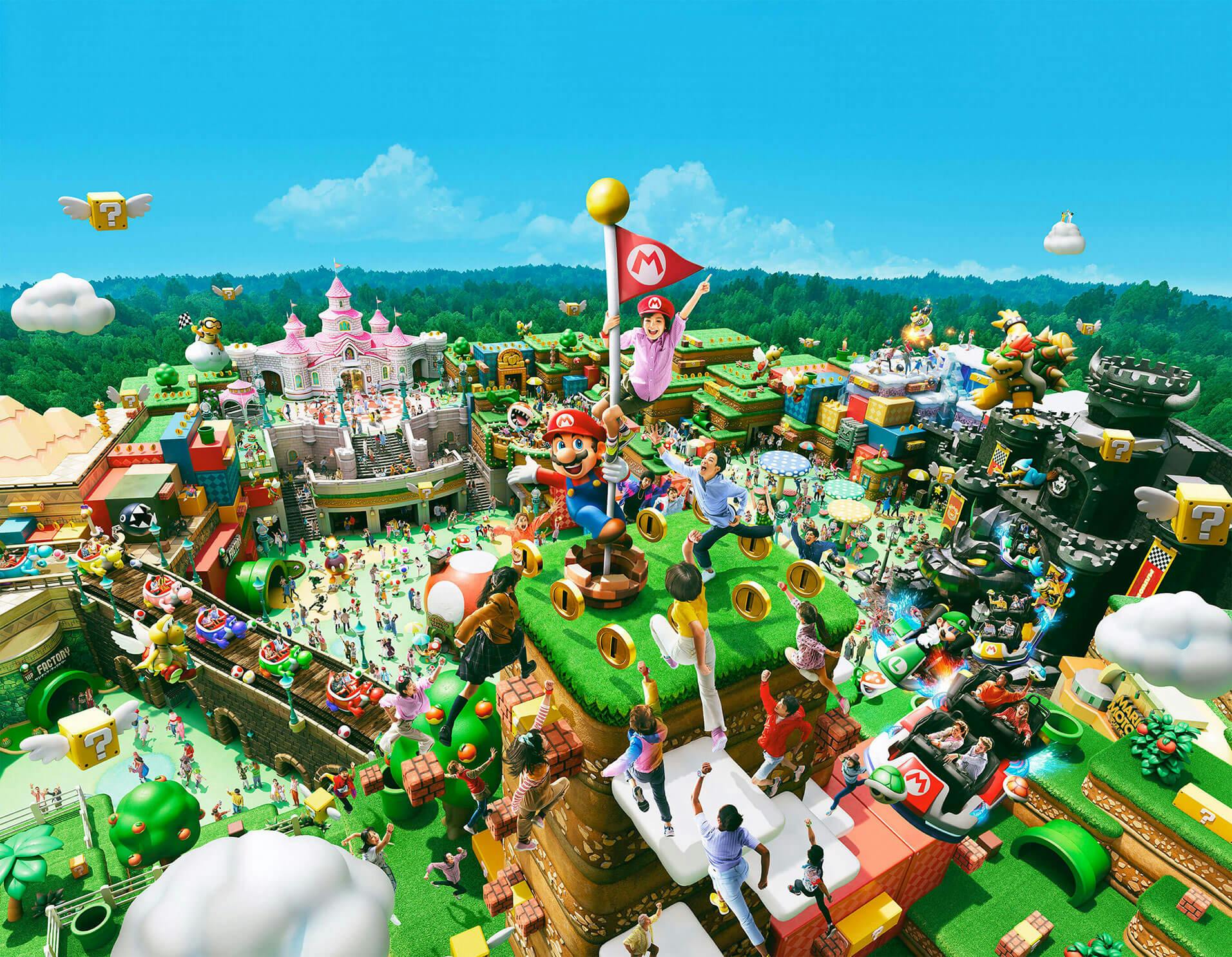 Nintendo inaugura área inspirada no jogo 'Super Mario' no Japão -  18/03/2021 - Diversão - F5