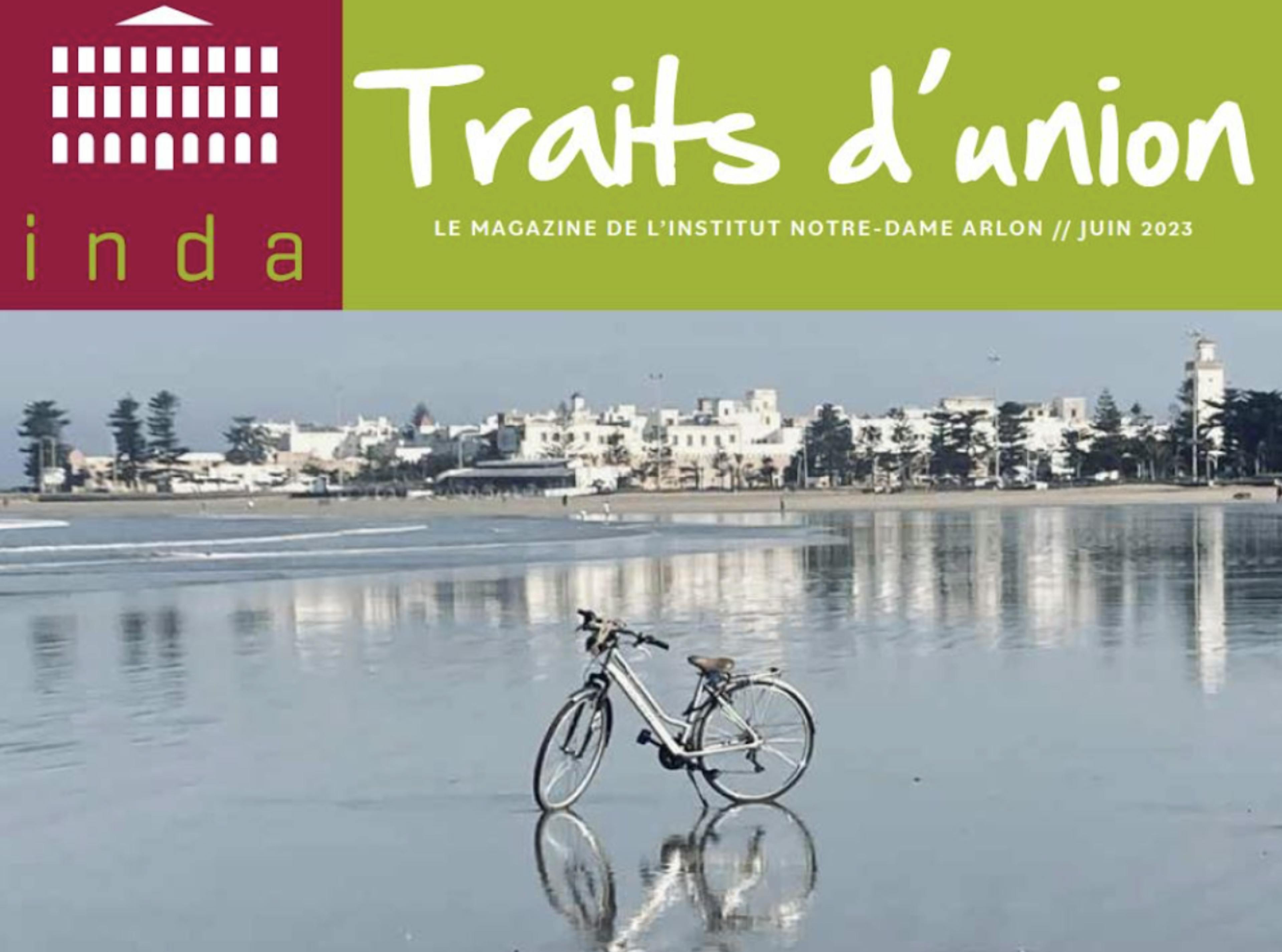Photo du magazine de l'Institut Notre Dame Arlon.
