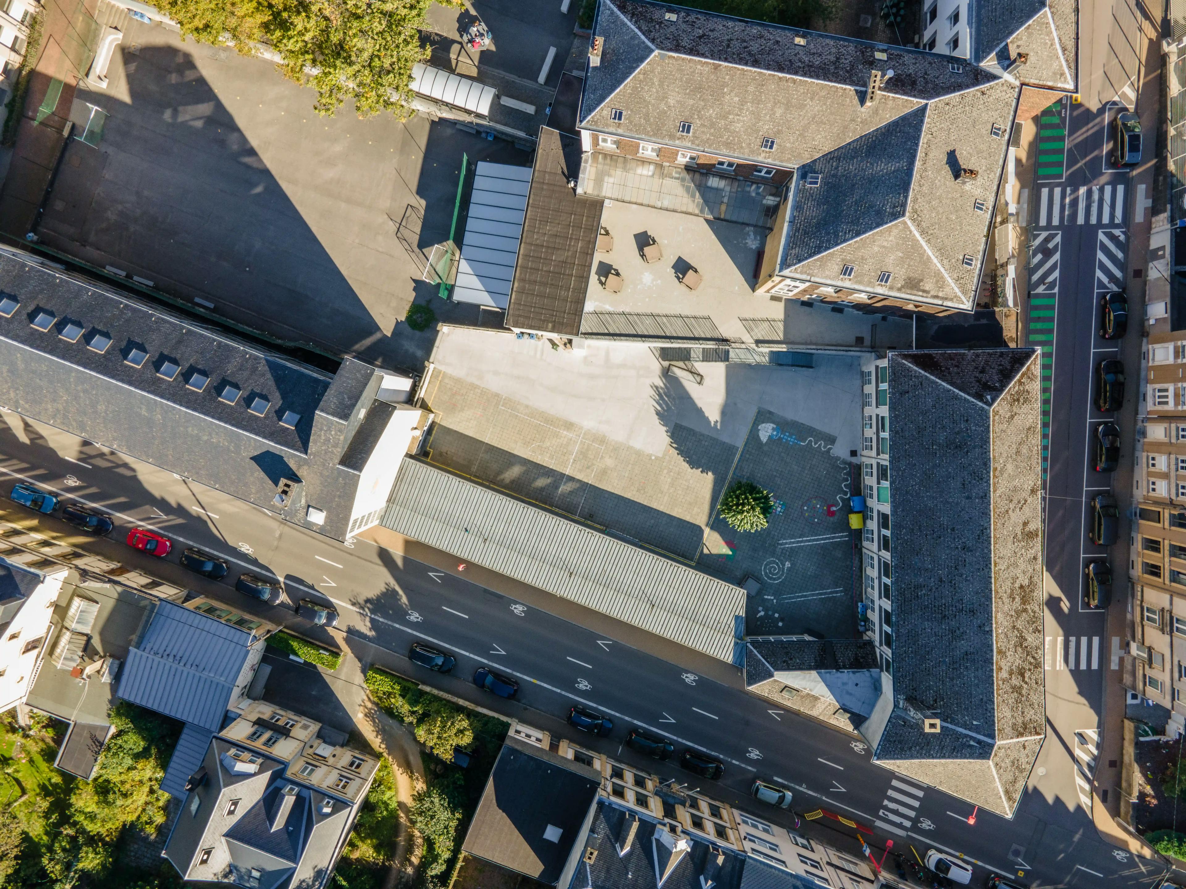 L'Inda Arlon vue d'en haut.