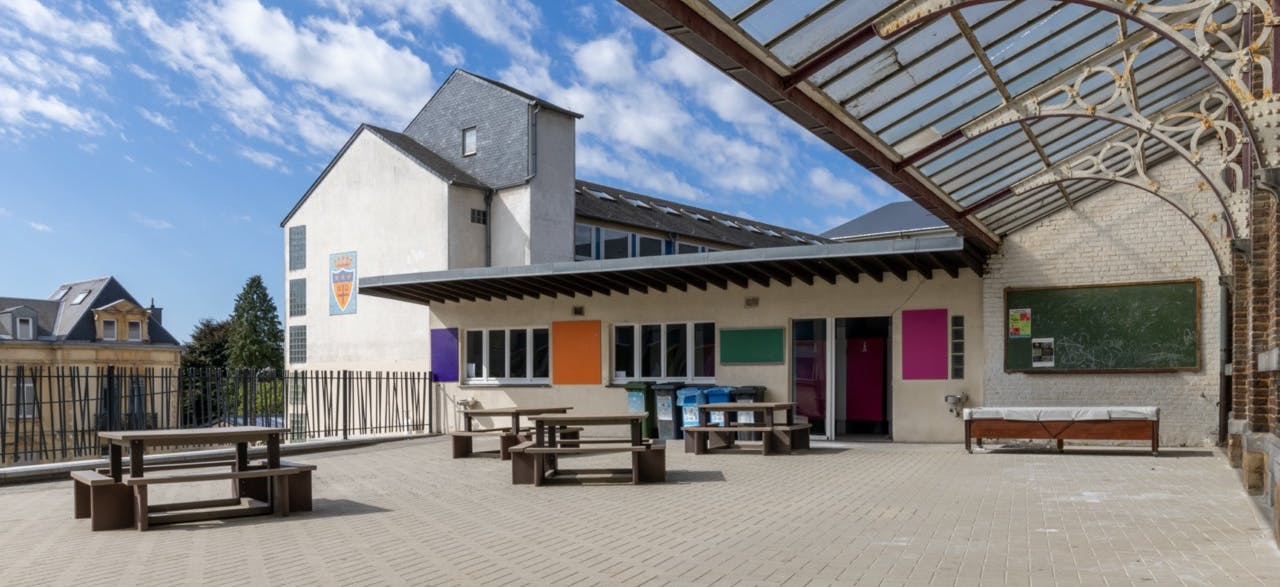 Cour de récréation Inda Arlon.