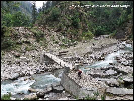 Bridge over Har-Ki Dun Ganga