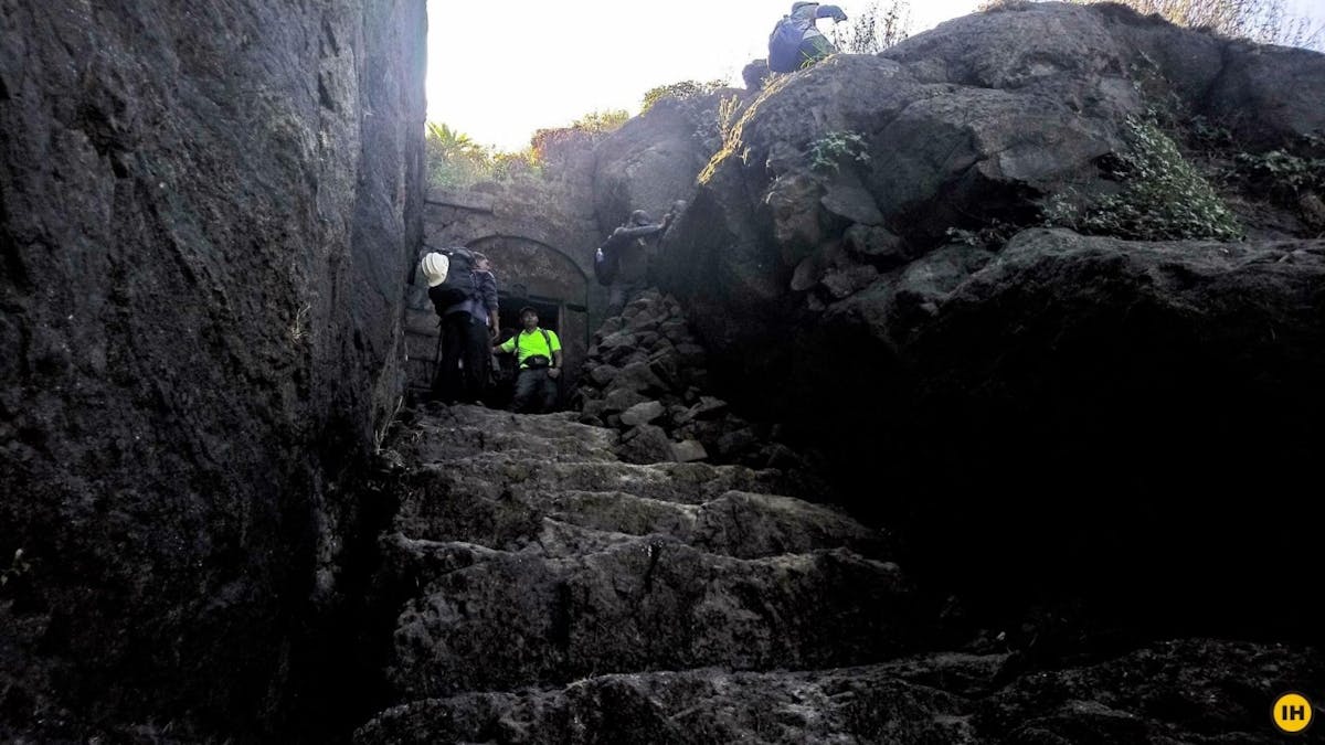 AMK Trek - Climb to the right at this darwaja - Indiahikes - Nitesh Kumar