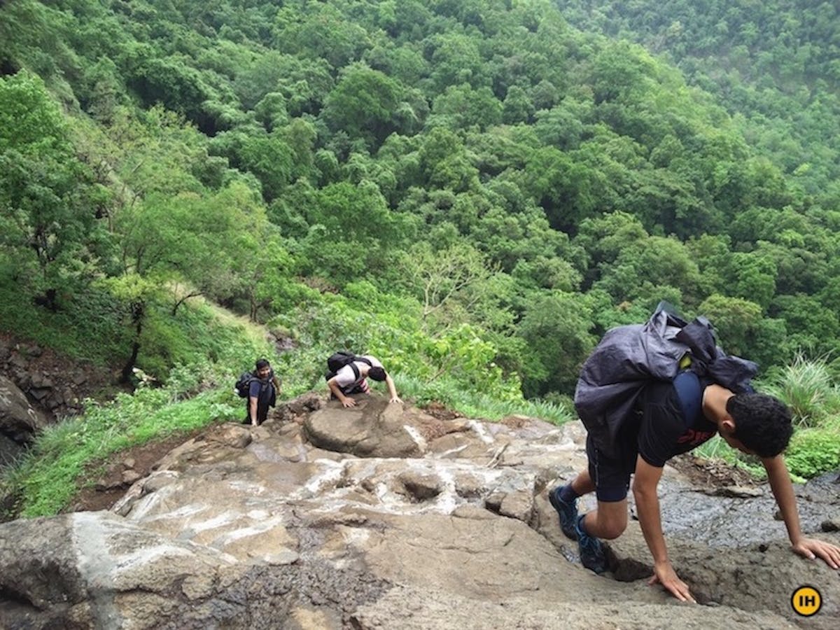 Bhimashankar trek. Rocky patch. Treks in Maharastra. IndiaHikes