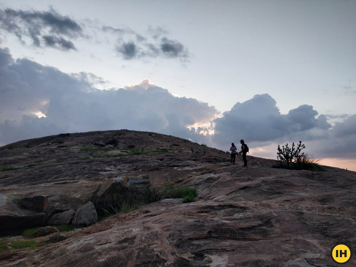The beautiful rocky section of the trek during sunset. Picture by Saurabh Sawant.