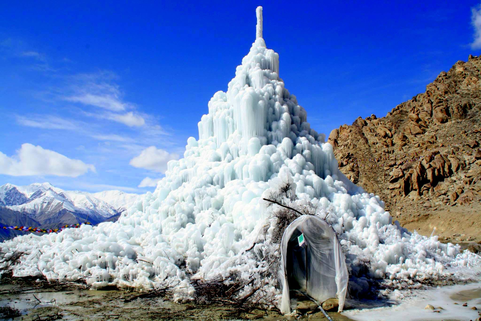 Ict Stupas - Architectural Marvels Solving Water Crises In Phyang, Ladakh