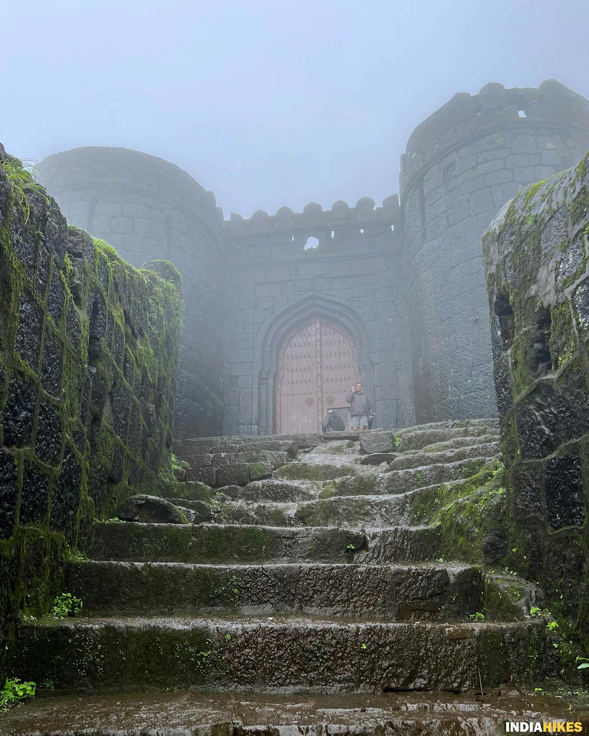 Rajgad Fort Entrance, Rajgad Fort, Treks near Pune, Sahyadri treks, Trekking in Maharashtra, Indiahikes