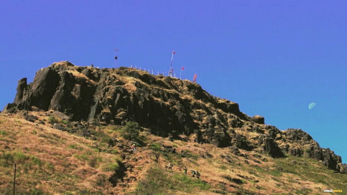 Final ascent, Kalsubai Peak Trek, Indiahikes, Treks near Mumbai, highest peak in Maharashtra,treks near Pune, Famous treks in Maharashtra, Sahyadri treks