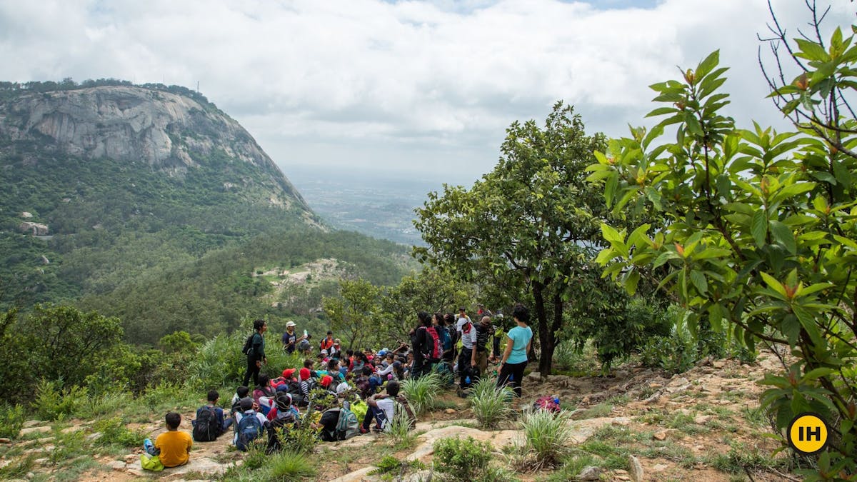 Nandi One, Brahmagiri - Indiahikes - A small break when trekking through the Rocky section - Indiahikes - Harikrishnan