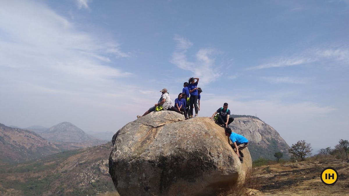 Nandi One, Brahmagiri - Indiahikes - Fun Bouldering Rock - Indiahikes - Izzat Yaganagi