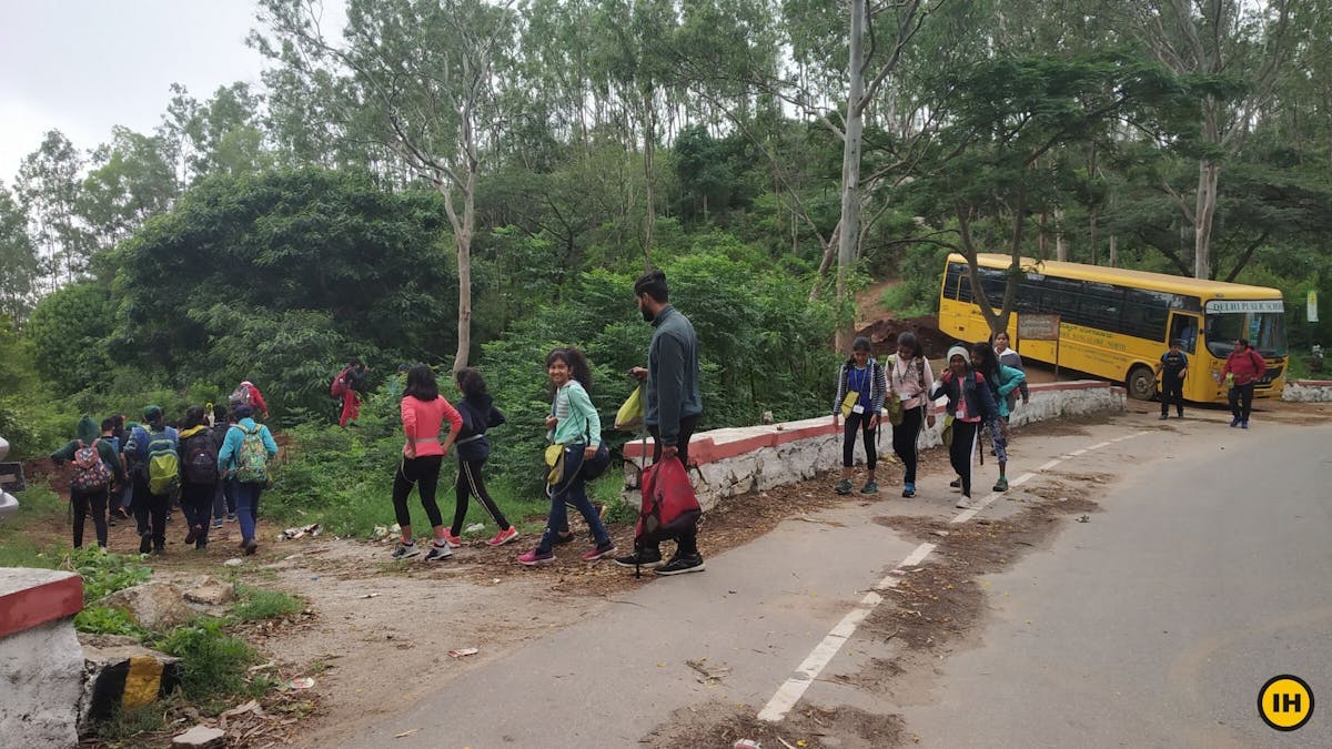 Nandi One, Brahmagiri trek - Trekkers starting from Bend number 20 Indiahikes - Saurabh Sawant