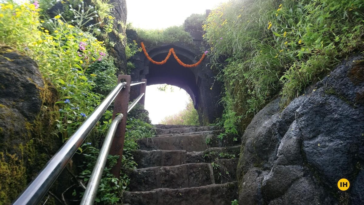 First door to the fort, Torna Fort trek, treks in Mahrashtra, Sahyadri treks, treks near Pune, Indiahikes