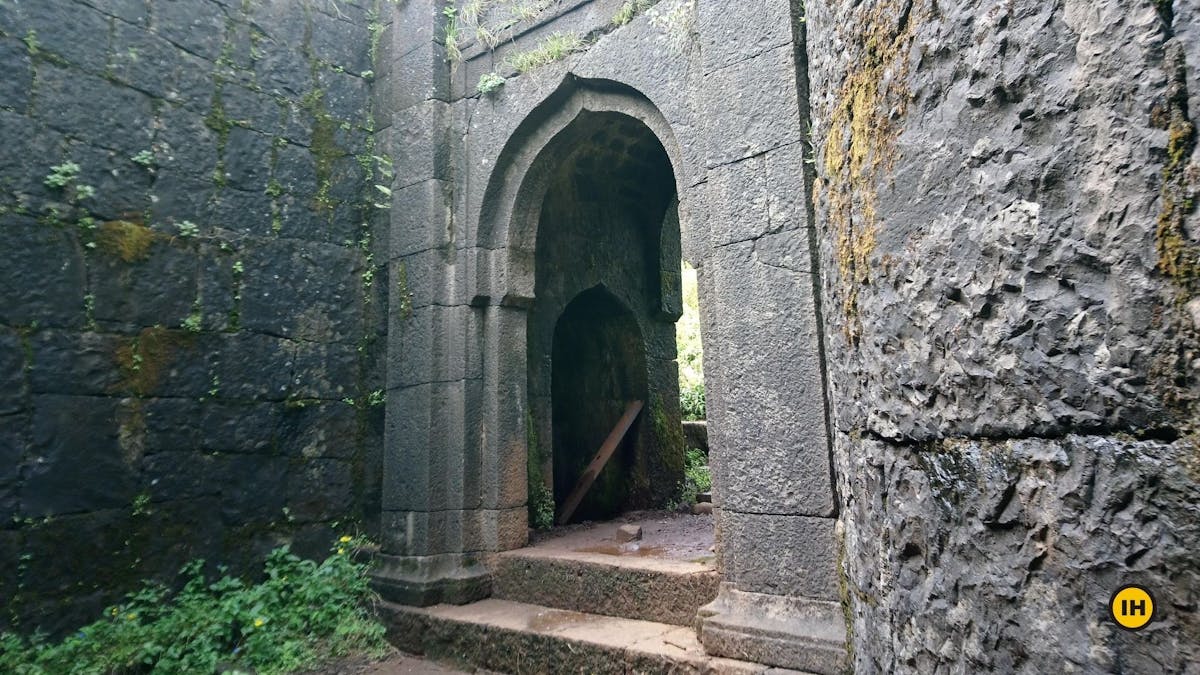 Second and main entrance door, Torna Fort trek, treks in Mahrashtra, Sahyadri treks, treks near Pune, Indiahikes