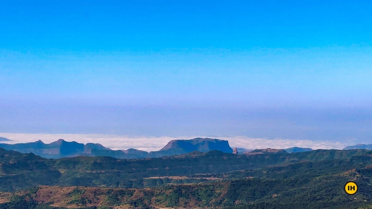View of the Konkan region, Torna Fort trek, treks in Mahrashtra, Sahyadri treks, treks near Pune, Indiahikes