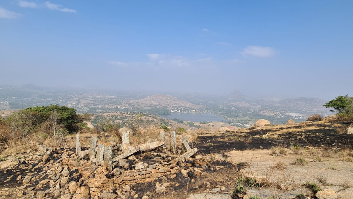 Fort remains-Minchikall Betta Trek-Indiahikes-Manjunath Krishnamurthy