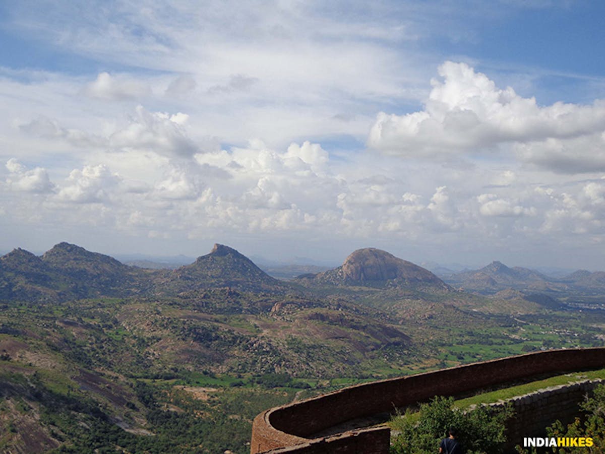 View of surrounding hills from the top of Channarayana Durga. Picture by Suhas Saya