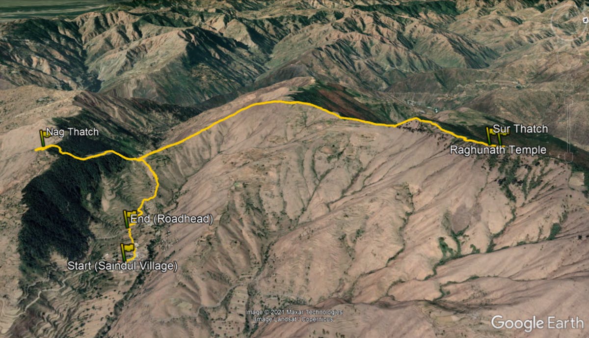Nag-Thatch-Trek-Route-Map-Google-Earth-Pro