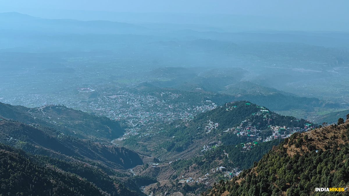 Kangra Valley, Triund trek, Indiahikes, Treks in Himachal Pradesh, Himachal Treks