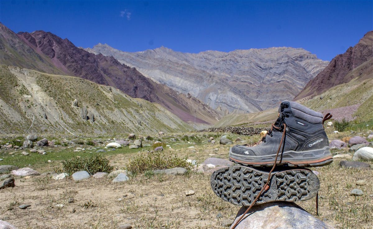 Forclaz 500, Trek 100 review, Indiahikes, trekking shoes