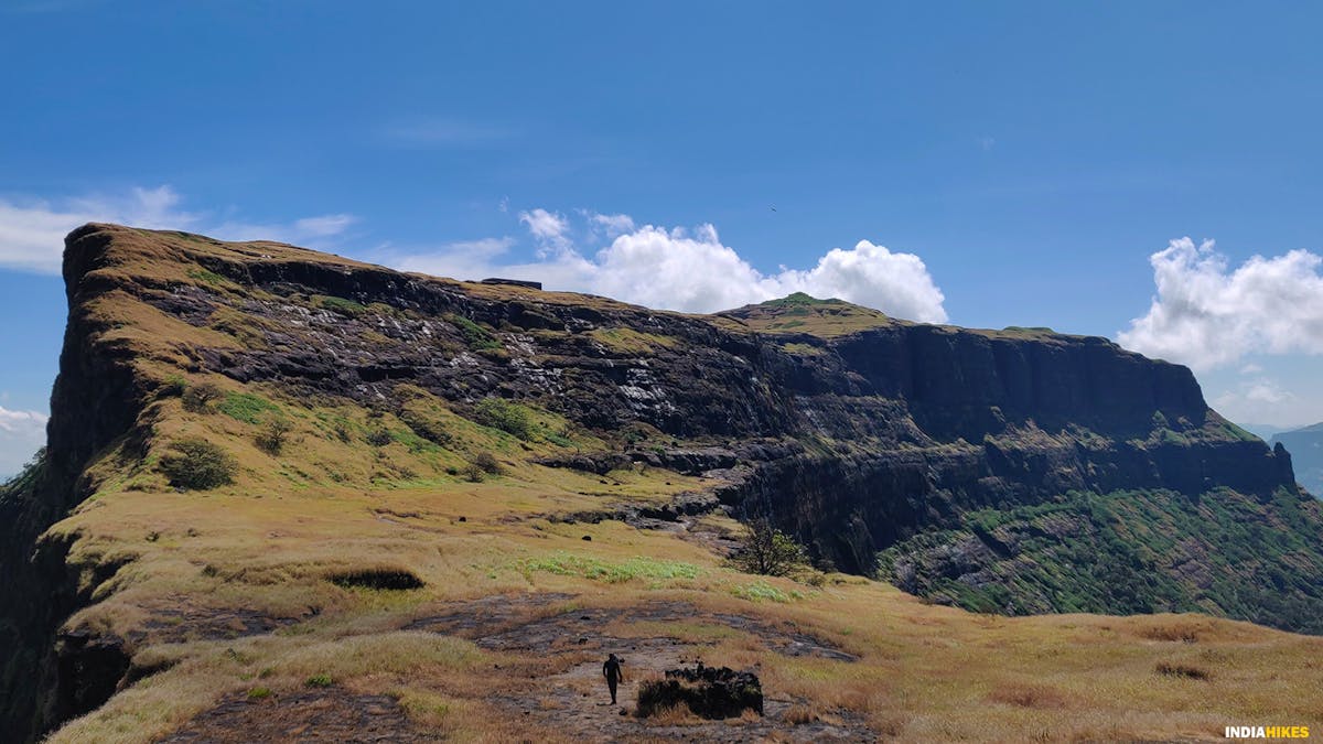 Vast landscape, AMK trek, Alang Madan Kulang, sahyadri treks, treks in Maharashtra, treks near Mumbai, treks near Pune, western ghats