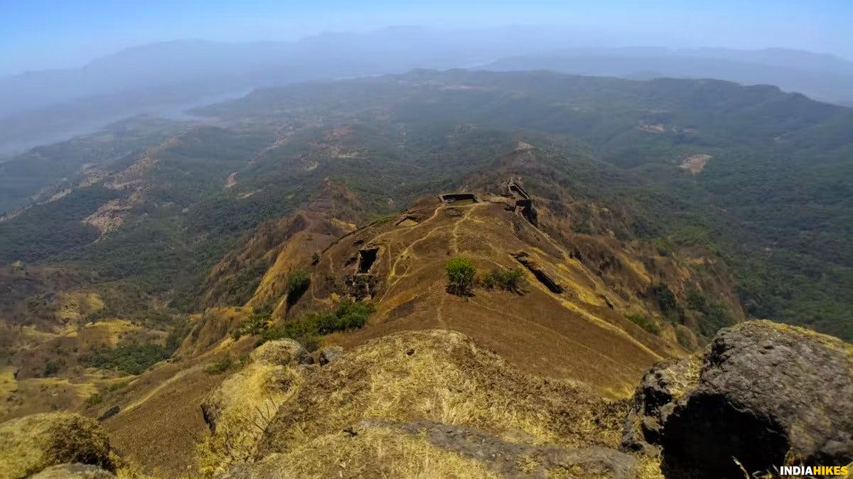 View from the top, Rajgad Fort, Treks near Pune, Sahyadri treks, Trekking in Maharashtra, Indiahikes