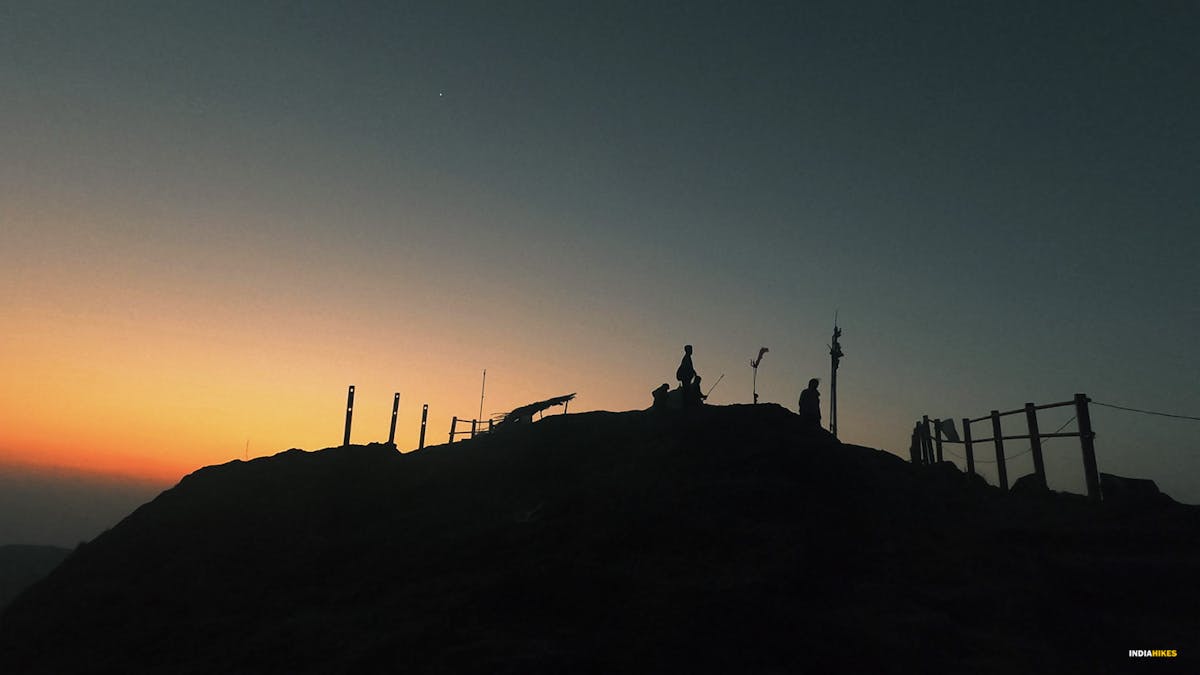 Sunset Silhouttes, Kalsubai Peak Trek, Indiahikes, Treks near Mumbai, highest peak in Maharashtra,treks near Pune, Famous treks in Maharashtra, Sahyadri treks