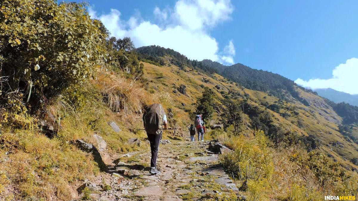 Flat sections, madmaheshwar trek, buda madmaheshwar trek, treks in Uttarakhand, Uttarakhand treks, Indiahikes, madhya maheshwar temple