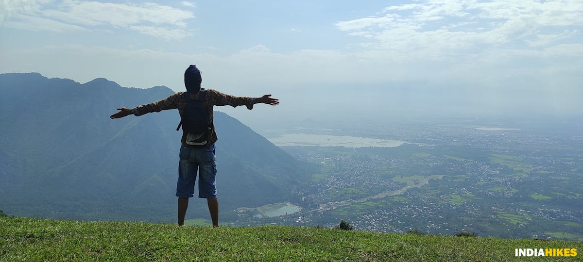 View of Dal Lake - Mamneth Top Trek - Indiahikes - Saliyah Ahmad