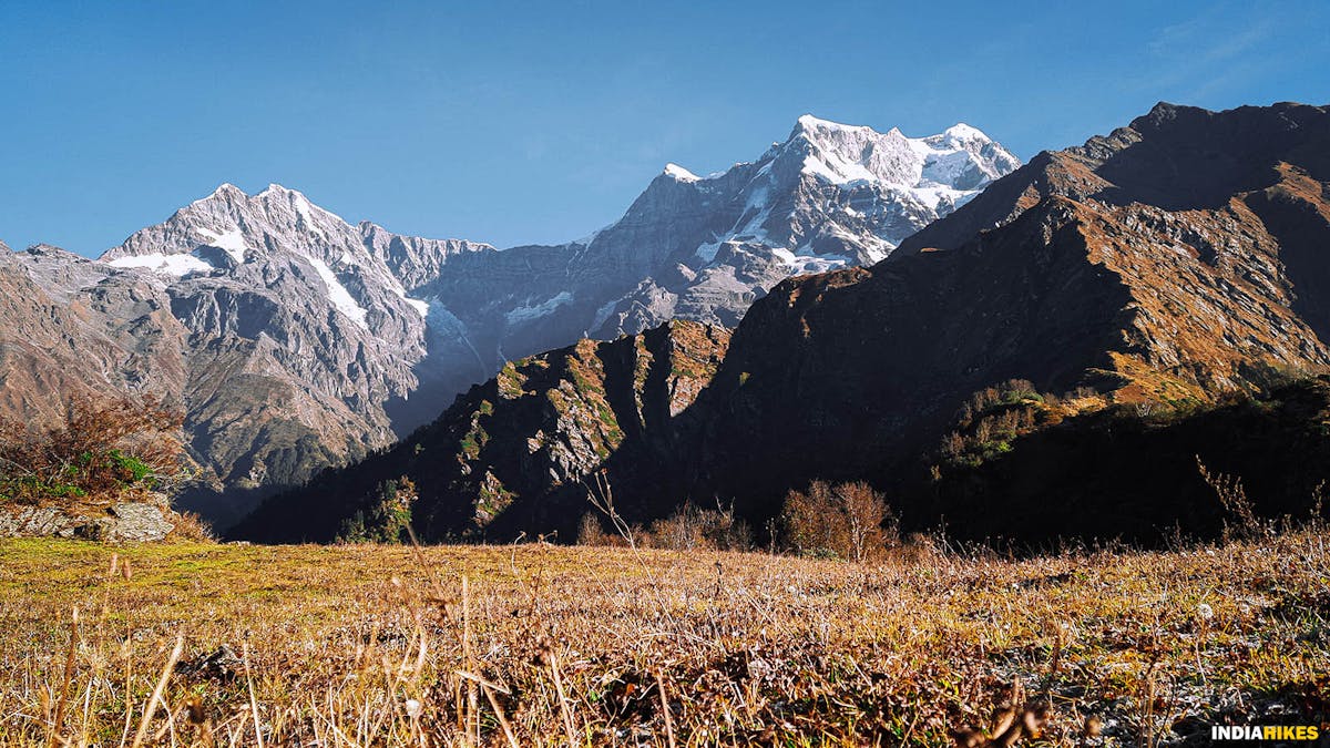 Mt Chaukhamba, madmaheshwar trek, buda madmaheshwar trek, treks in Uttarakhand, Uttarakhand treks, Indiahikes, madhya maheshwar temple