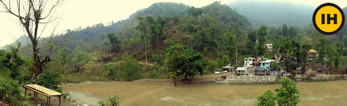 A view of a village near Buxa Fort