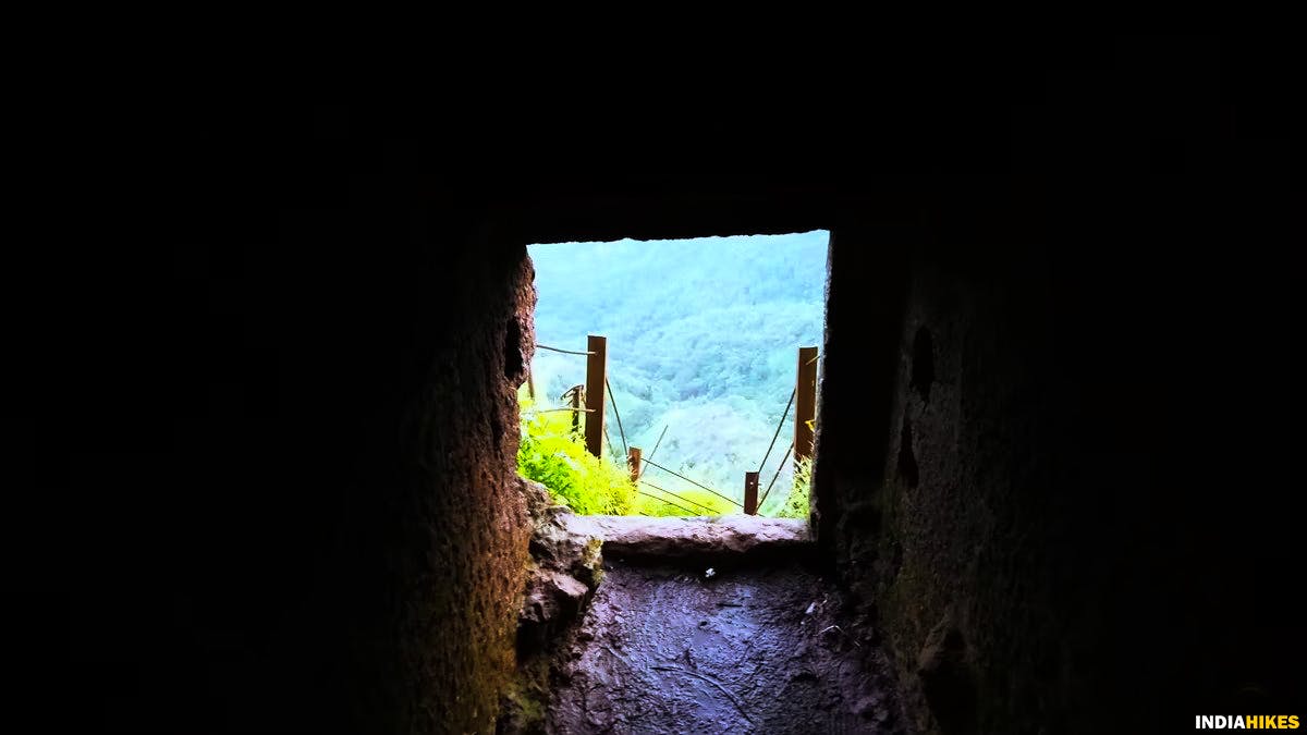 Chor Darwaza entrance, Rajgad Fort, Treks near Pune, Sahyadri treks, Trekking in Maharashtra, Indiahikes