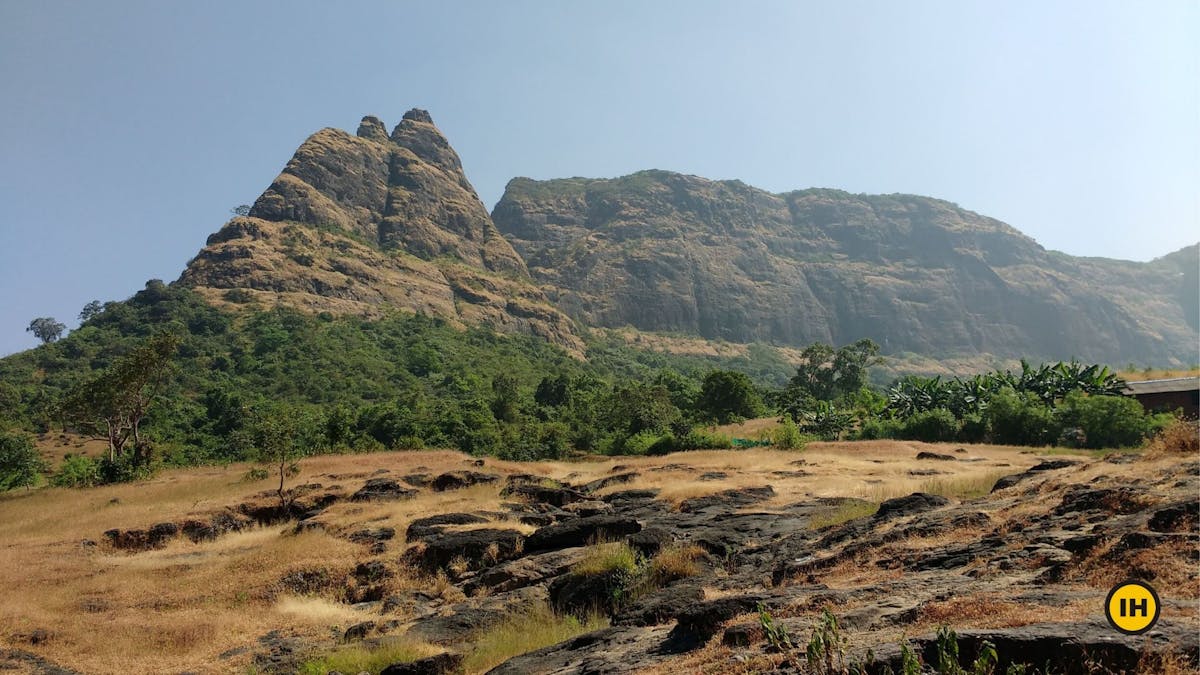 Kalavantin Durg Trek - View of Kalavantin to your left and Prabalgad to the right - Indiahikes - Shubhankar Kulkarni