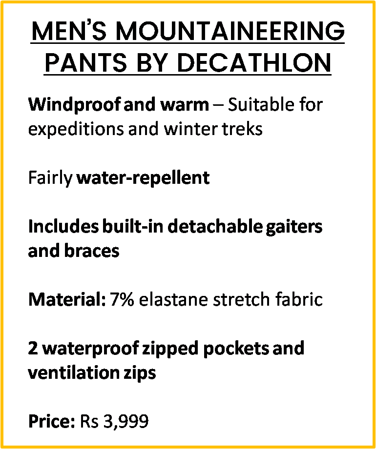 decathlon warm trousers