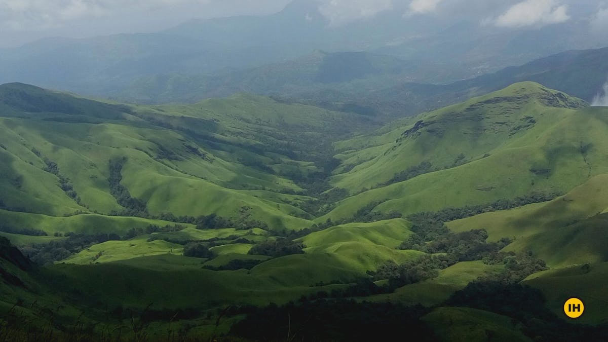 View of the valley from Kudremukh peak, Kudremukh trek, western ghats treks, treks in Karnataka, monsoon treks in Karnataka, Indiahikes