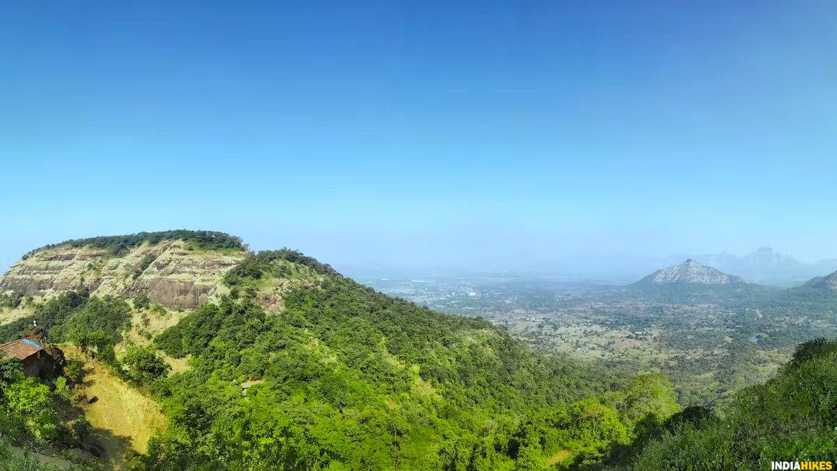 View from the pinnacle, Kalavantin durg, Western ghats treks, Treks near Mumbai, Sahyadri treks, Indiahikes