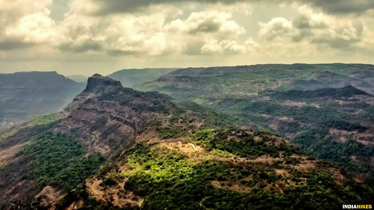 Stunning views of the valley from the forts, Rajmachi Fort trek, Rajmachi trek, Treks near Pune, western ghats treks, Sahyadri treks, treks in Maharashtra