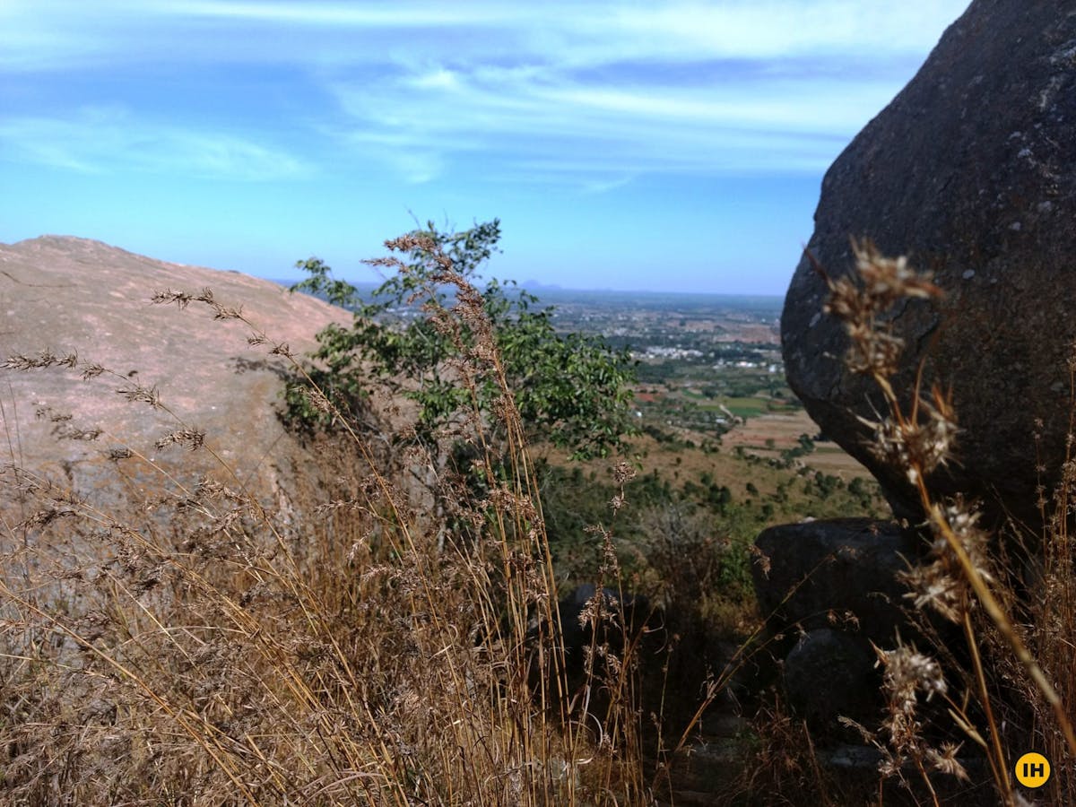 The trail soon brings you to big boulders on which you can sit for a while PC: Komal Shivdasani