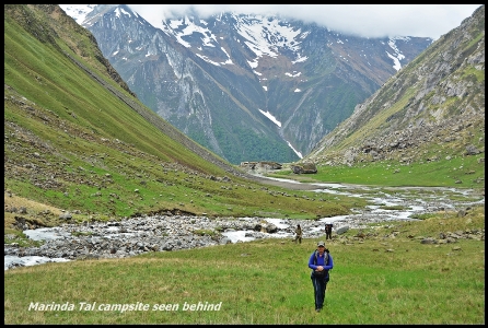 Maninda Tal campsite seen behind