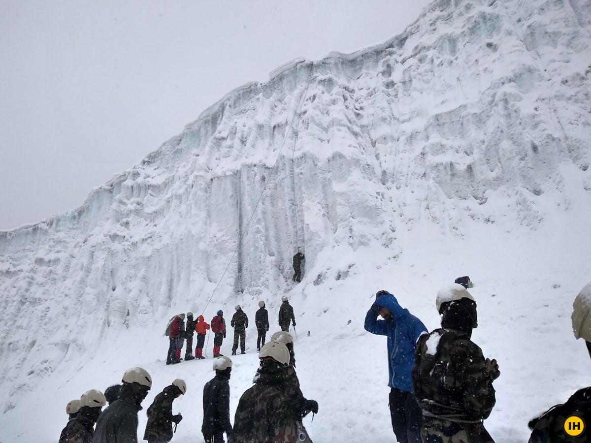 Icecraft training, Indiahikes, Merathang glacier, BMC, Basic Mountaineering Course