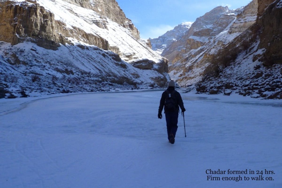 Walk on Chadar