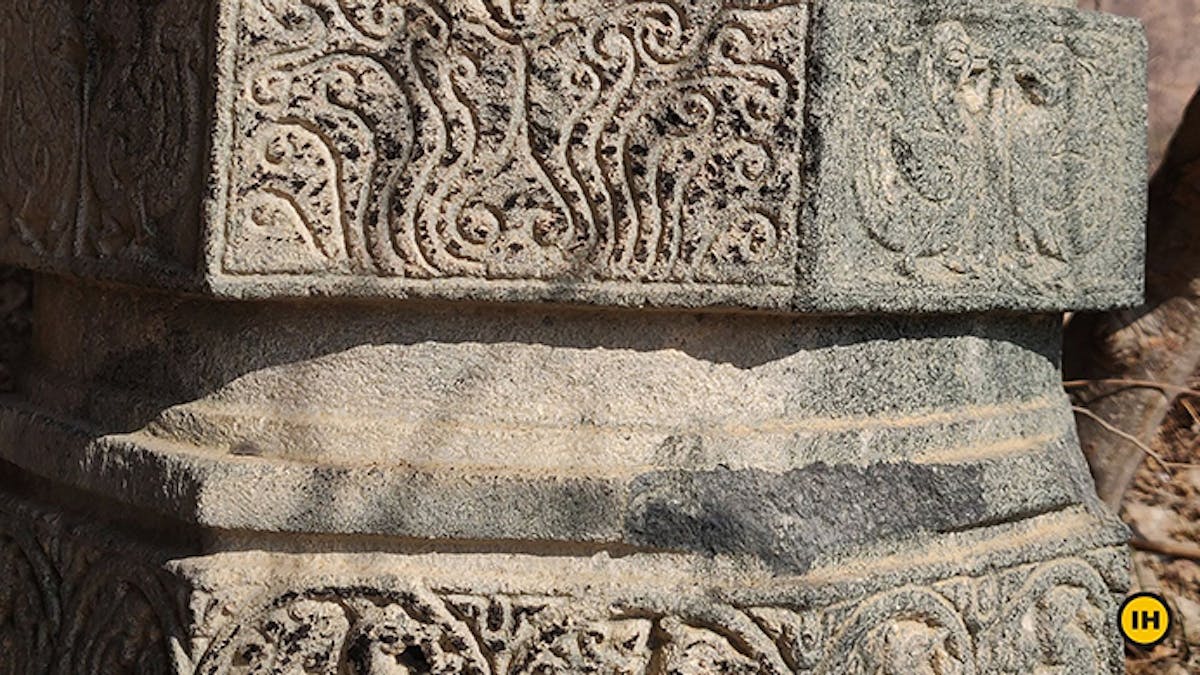 Carvings on the stones, Rachakonda Fort, treks in Hyderabad, Indiahikes