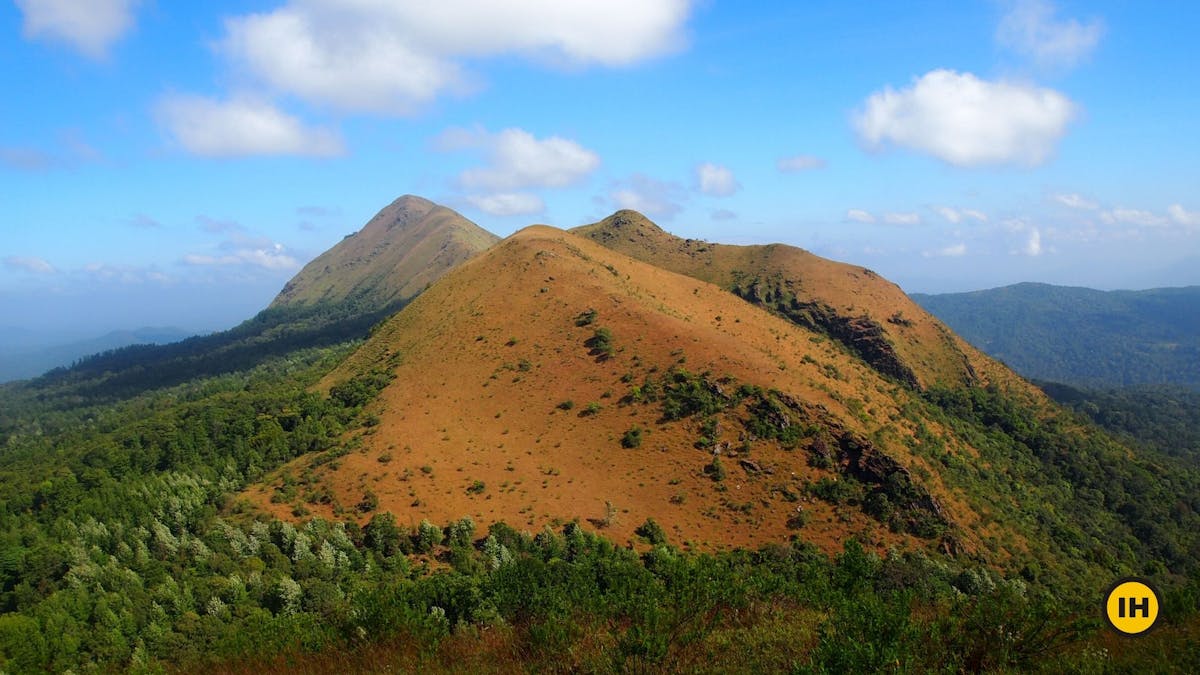 Aane Gudda Trek - View of Meruthi hill - Indiahikes - Suhas Saya