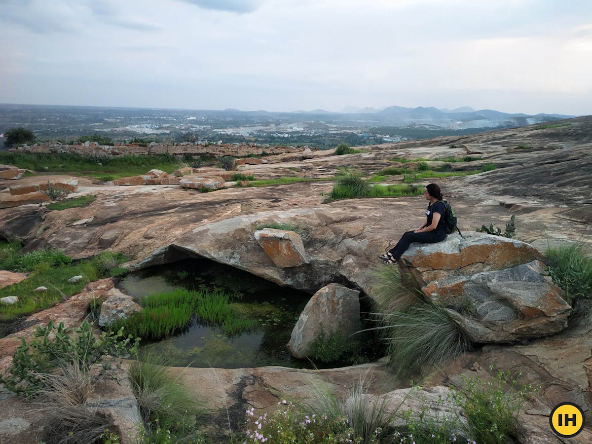 Small cave like structures where collects during monsoons. Picture by Gautam Singh