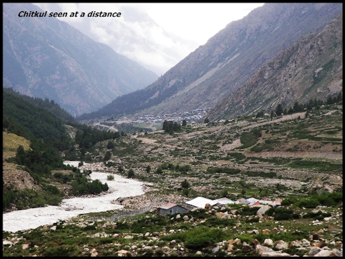 Chitkul seen at a distance